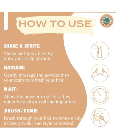 Volumizing Dry Shampoo Powder | Non-Aerosol Organic Hair Powder | Talc & Benzene Free | All Hair Types | Made in USA | Jumbo 2.7 oz (Light - Buy Online on GoSupps.com