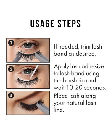 Buy Absolute New York 5D Eyelash Brush Adhesive (Clear) - Best for Long-Lasting Lashes | International Shipping Available - Buy Online on GoSupps.com