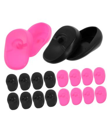 Mipcase 10 Cache Oreilles Silicone pour Capillaire Lot de Prot ge Oreilles R utilisables Ajustables et Pratiques pour Salons de Coiffure et Usage Personnel Prot ge Eau Chaleur