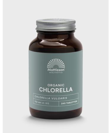 Mattisson Biologische Chlorella 500mg 240 tablets