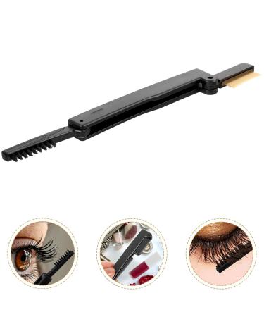 NOLITOY Folding Eyelash Comb & Brow Brush - Dual Sided Lash Separator for Women | Perfect Lash Mascara Applicator - International Shipping Available - Buy Online on GoSupps.com