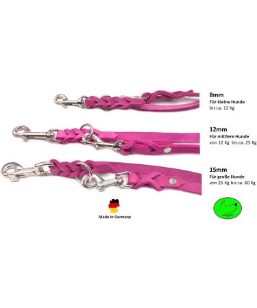 Adjustable Dog Liner for Small & Large Dogs - 5m x 12mm Pink | Durable Double Linen - Buy Online on GoSupps.com