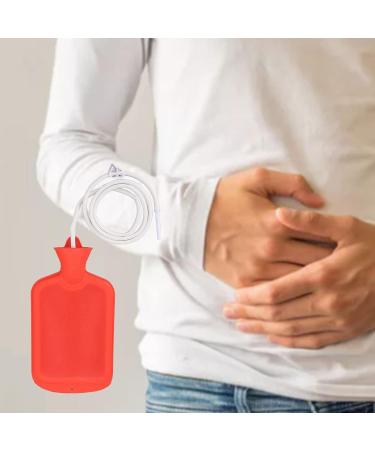 Buy Nontoxic Odorless Enema Kit - Red Colon Cleansing Bag for Effective Detox & Health - Buy Online on GoSupps.com