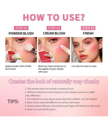  SONGVISON Cream blush palette 2 colors blush color corrector foundation palette natural and long-lasting look - Buy Online on GoSupps.com