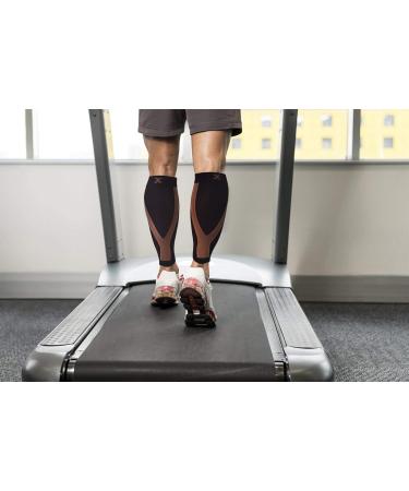 Thx4COPPER Calf Compression Sleeve 20-30mmHg for Men & Women - Shin Splint & Leg Compression - S-M Size - Buy Online on GoSupps.com