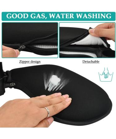 Premium Car Seat Headrest Pillow for Adults & Kids - Adjustable Neck Support for Travel - Black - Buy Online on GoSupps.com