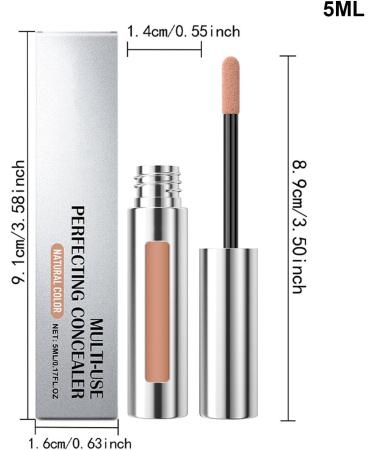  G n rique Makeup Concealer Stick 5ml Hydrating Women's 0.55x0.55in Concealer Face Beginners Professionals Eye Area Care Moisturizer for Business Dating Daily Use - Buy Online on GoSupps.com