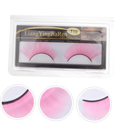 FRCOLOR 3 Pairs Color False Eyelashe False Eyelashes Colored False Lashes Beautiful Halloween Eyelashes Grande Lash Serum Fake Colored Eyelashes Glitter Lashes Curly Accessories - Buy Online on GoSupps.com