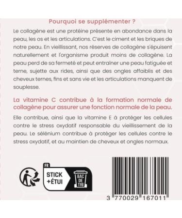 CHIKARA SKINCARE MARINE COLLAGEN STICKS - Peach Flavor - 1 Box of 30 Sticks - Buy Online on GoSupps.com