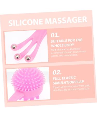 Frcolor Massage Hammer | Silicone Tapping & Back Scratching Massage Tool - Smooth Body Relief - Buy Online on GoSupps.com
