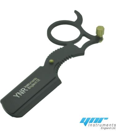 YNR Vintage Style Straight Cut Razor Ring - Black Gold | Premium Quality & Unique Design for Collectors - Buy Online on GoSupps.com