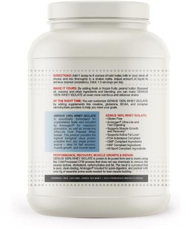 100% Whey Isolate Chocolate - 2 lb (909g) - 28 Servings - Premium Protein Powder for Muscle Growth & Recovery - International Shipping Available - Buy Online on GoSupps.com