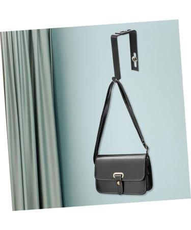 Alipis 2pcs Hook Storage Hangers Clothes Rack Hooks Door Hanger Hook for Hats Hook Door 8.00X3.70X1.30CM Black - Buy Online on GoSupps.com
