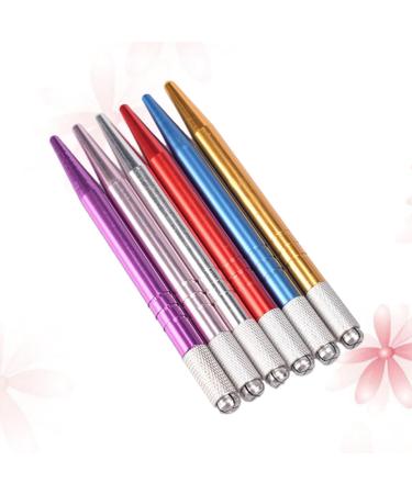 FOMIYES Dimension 18 Pcs Eyebrow Pen Microblading Embroidered Eyebrow Pencil Embroidery Pen Metal Lip Liner Marker - Buy Online on GoSupps.com