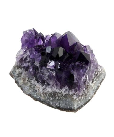 Cabilock 4pcs Amethyst Cluster Rock Purple Rough Gemstones Natural Crystal Decoration Amethyst Cave Agate - Buy Online on GoSupps.com