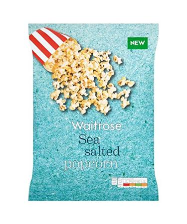Sea Salted Popcorn Waitrose 70g