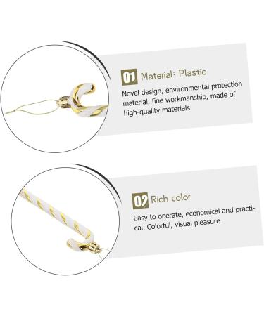 Cabilock Artificial Garland 18 Pcs Crutch Pendant Children s Toys Christmas Hanging Ornaments Candy Crutch Christmas Pendant Set - Buy Online on GoSupps.com