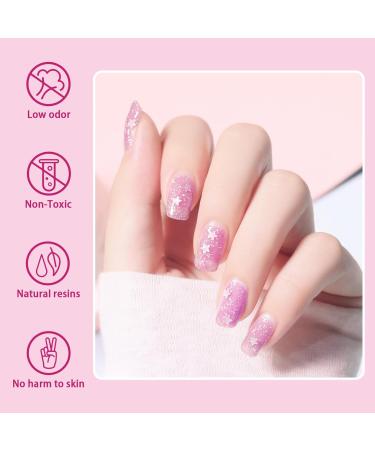 Nail Polish Set - 6PC Glitter Nail Polish - Purple Nail Polish - Quick Dry & Long Lasting Nail Polish Gift Set - Oil-Based Formula Nail Polish for DIY Nail Art No Need Baking - Buy Online on GoSupps.com