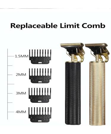 Yamloveme Trimmer Yamloveme Cordless Hair Clipper Multifunction Beard Trimmer for Men Waterproof USB Charging Cutting T Blade Grooming Hair Cutting Kit (C-Gold) - Buy Online on GoSupps.com