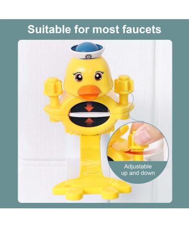 Children's Tap Extender - Yellow Duck Faucet Extension for Kids - Cartoon Water Accessory Set - Buy Online on GoSupps.com