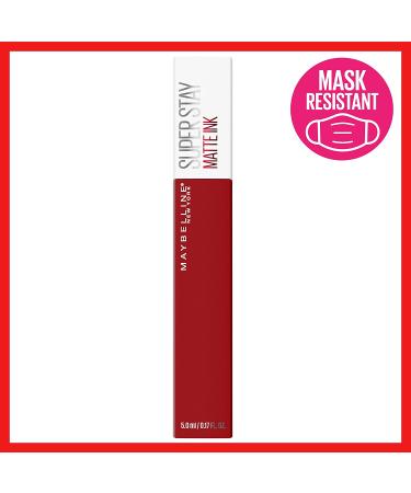 Maybelline Superstay Matte Ink Liquid Lipstick - Exhilarator Ruby Red | Long Lasting | Up to 16H Wear | 0.17 fl.oz - Buy Online on GoSupps.com