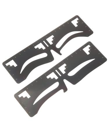Housoutil 2pcs Eyebrow Ruler Shoelace Charms Eyebrow Makeup Tool Brow Tool Brow Shaping Ruler Labeling Balance