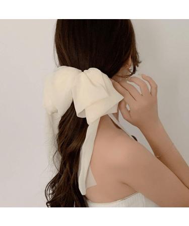 Hair Bows for Women Chiffon Bow Hair Clips Hair Barrettes for Women Hair Accessories for Women Girl - Buy Online on GoSupps.com