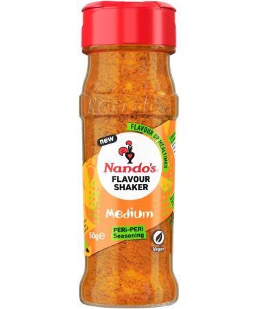 Nando's Flavour Shaker Garlic & Herb Medium Peri-Peri Seasoning 50g - Buy Online on GoSupps.com