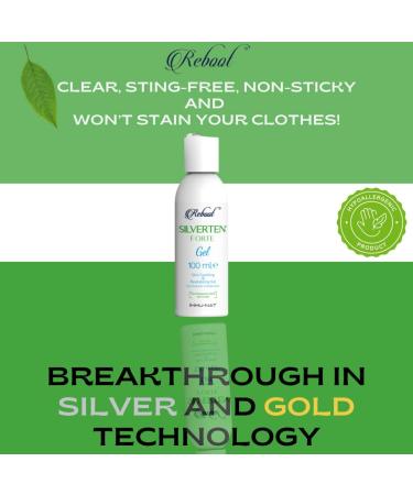 Reboot Silverten Forte Antimicrobial Silver Wound Care Gel 3.4oz - Fast Relief for Burns, Itching & Scars - Cooling, Soothing & Safe for Kids & Pets - Buy Online on GoSupps.com