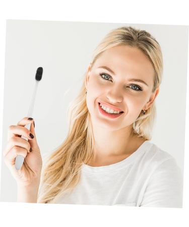Mobestech Portable Soft Travel Toothbrush - Aesthetic White Child-Friendly Design | 4-Piece Set - Buy Online on GoSupps.com