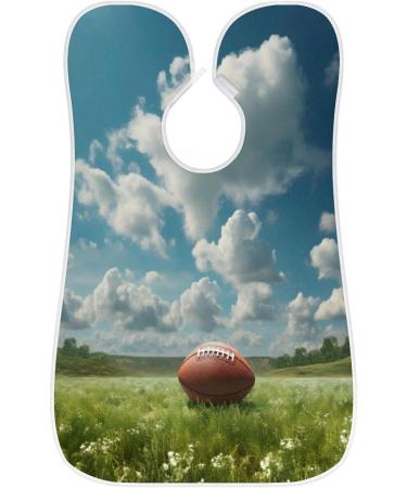 Shop Turf Blue Sky & White Clouds Beard Bib Apron - Perfect Beard Hair Catcher for Men | Ideal Father's Day & Christmas Gift for Dad & Husband - Buy Online on GoSupps.com