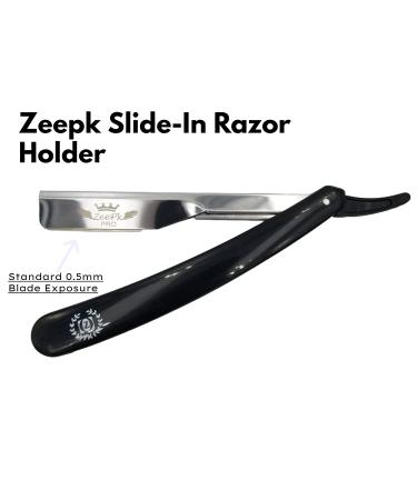 Barber Razor Holder with 10 Disposable Blades - Straight Shaving Knife Set (2 pcs) - Buy Online on GoSupps.com