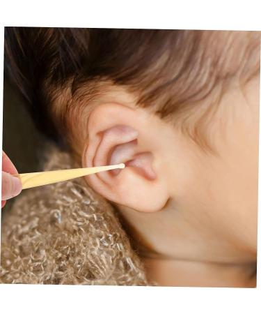 Healeved Croissant Ear Pick & Shofar Ear Wax Picker - 2 Pcs Ear Cleaning Tool Set | Light Yellow, 11.5x1.2x0.3cm - Buy Online on GoSupps.com