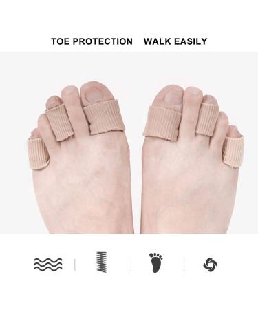 Buy Soft Elastic Toe Protectors - Multifunctional Skin Color Solution for Hands & Feet | Ideal for Men & Women - International Shipping Available - Buy Online on GoSupps.com