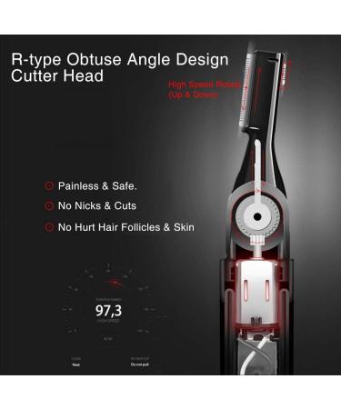 Xuodawer Multifunctional Electric Eyebrow Trimmer 1 Pcs Mini Shaver Painless Portable Epilator for Women - Buy Online on GoSupps.com