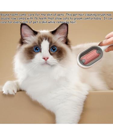 Universal Cat Brush for Long & Short Haired Cats - Cats Ridge Water Brush & Hair Remover | Rosa - Buy Online on GoSupps.com