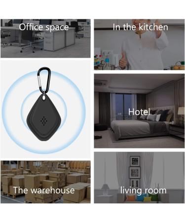 Beenle-Icey UK Ultra-Sonic Mosquito Repellent Portable Electronic Ultra-Sonic Pest Repellent with Hook Rechargeable Outdoor Mosquito Repellent for the Prevention of Fleas and lice of Dogs Cats Pets 777 (black) - Buy Online on GoSupps.com