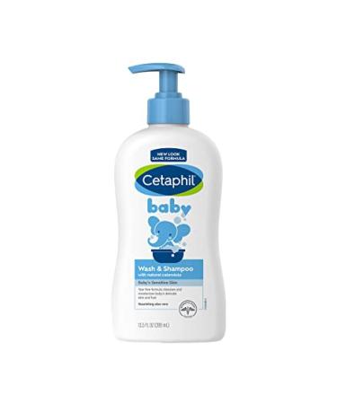Cetaphil Baby Wash & Shampoo with Organic Calendula Tear Free  Paraben Colorant and Mineral Oil Free  13.5 Fl. Oz (Packaging May Vary)