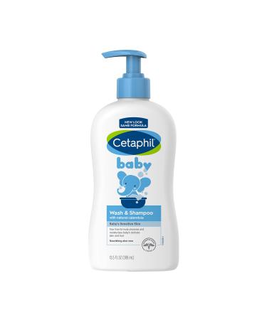Cetaphil Baby Wash & Shampoo with Organic Calendula ,Tear Free , Paraben, Colorant and Mineral Oil Free , 13.5 Fl. Oz Shampoo and Body Wash-New 13.5 Fl Oz (Pack of 1)