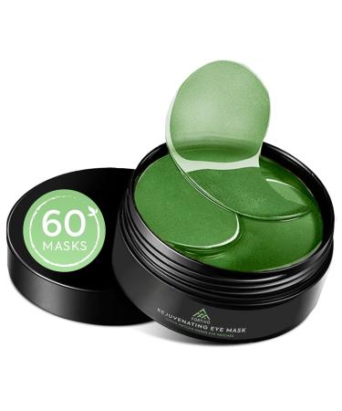 Undereye Gel Patches - Green Tea Eye Gel Patch  Eye Masks for Dark Circles and Puffiness - Collagen Eye Mask Under Eye Pads - Gel Eye Mask for Puffy Eyes - Dark Circles Under Eye Treatment for Women