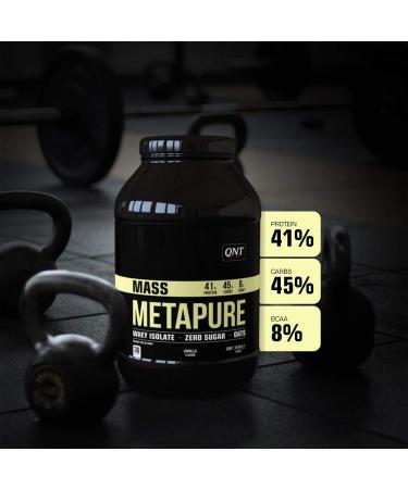 Metapure Whey Protein Isolate Gainer Vanilla 1820g - Buy Online on GoSupps.com