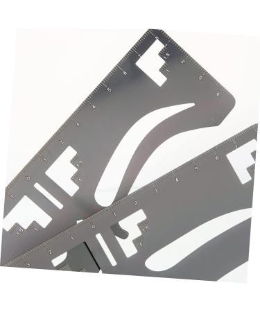 FOMIYES 8 Pcs Eyebrow Ruler Eyebrow Stencil Eyebrow Stamp Stencil Brow Makeup Supplies Card Balance - Buy Online on GoSupps.com