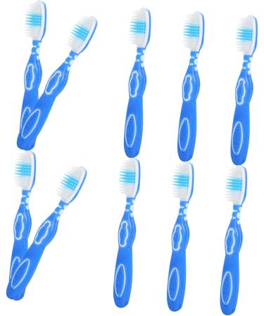 Magiclulu 30 STK Prison Toothbrush - Compact Tooth Cleaning Tools for Travel | Durable Plastic Toothbrushes in Blue - Ideal for Prison Requirements - Buy Online on GoSupps.com