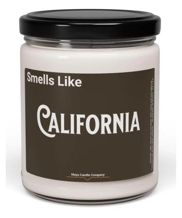 Natural Scented Soy Candle 9oz - Smells Like California - Gift for Californian - Eco-Friendly CandleScented Soy Candle 9oz (Atlantis Whisper)