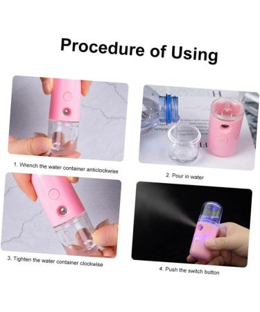 Baluue 6 Pcs Facial Mister Atomizer Plastic Face Humidifier Nano Mist Sprayer Black Humidifier - Buy Online on GoSupps.com