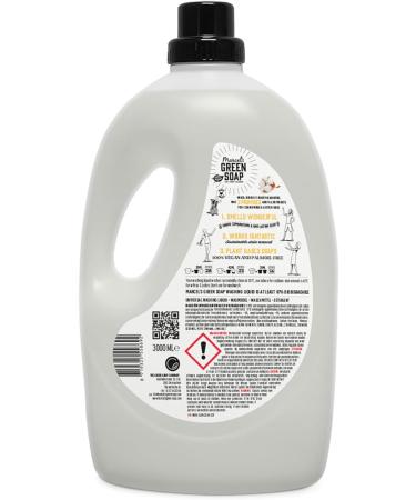 Marcel's Green Soap Laundry Detergent Cotton & Vanilla 3L - Palm Oil Free, Eco-Friendly, Vegan & Biodegradable - Buy Online on GoSupps.com