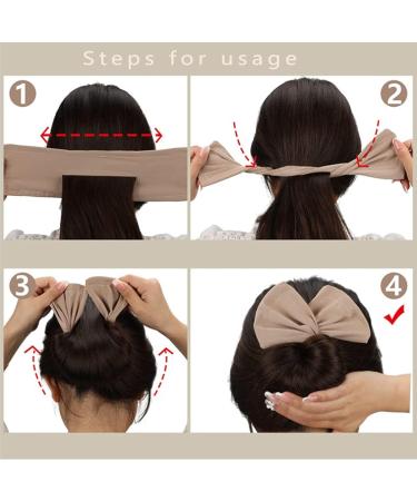 Hair Knot Maker | Krapfen Donut Bun Maker for Women | French Twist Tool for Perfect Hairstyles - Buy Online on GoSupps.com