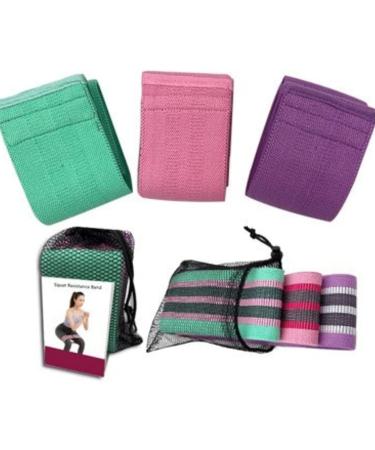 K&KLACOSTA Elastic Resistance Bands - 3-Level Non-Slip Bands for Men & Women | Fitness Workout Outdoor Exercises & Gift Ideas - Buy Online on GoSupps.com