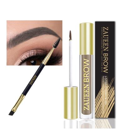 Semipermanent waterproof eyebrow colors gel 48 hours liable wiped welding welding natural tasty brow pencil with brush 5G (03# blonde) - Buy Online on GoSupps.com
