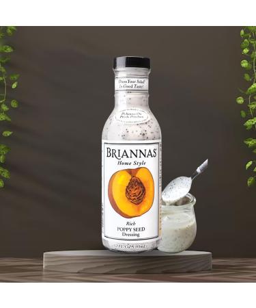 Brianna's Salad Dressing Pick N Mix - Choose From 6+ Flavours | American Creamy Balsamic Caesar Blue Cheese Dijon Honey Mustard Ranch More - Pack of 4 X 355ml - Buy Online on GoSupps.com